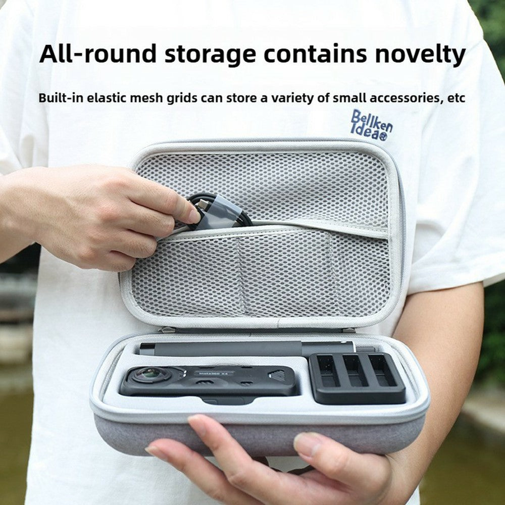 Carrying Case for Insta360 X4  /  X5 All-in-One EVA Hard Shell Storage Bag with Custom Molded Interior Organizer