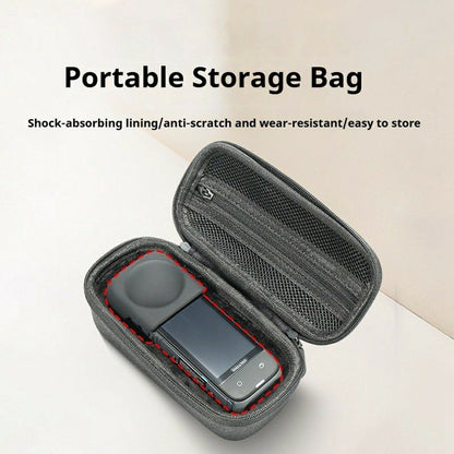 Hard Shell Case for Insta360 X4  /  X5 Canvas EVA Carrying Bag Shockproof Storage Organizer