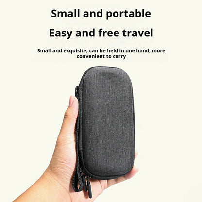 Hard Shell Case for Insta360 X4  /  X5 Canvas EVA Carrying Bag Shockproof Storage Organizer