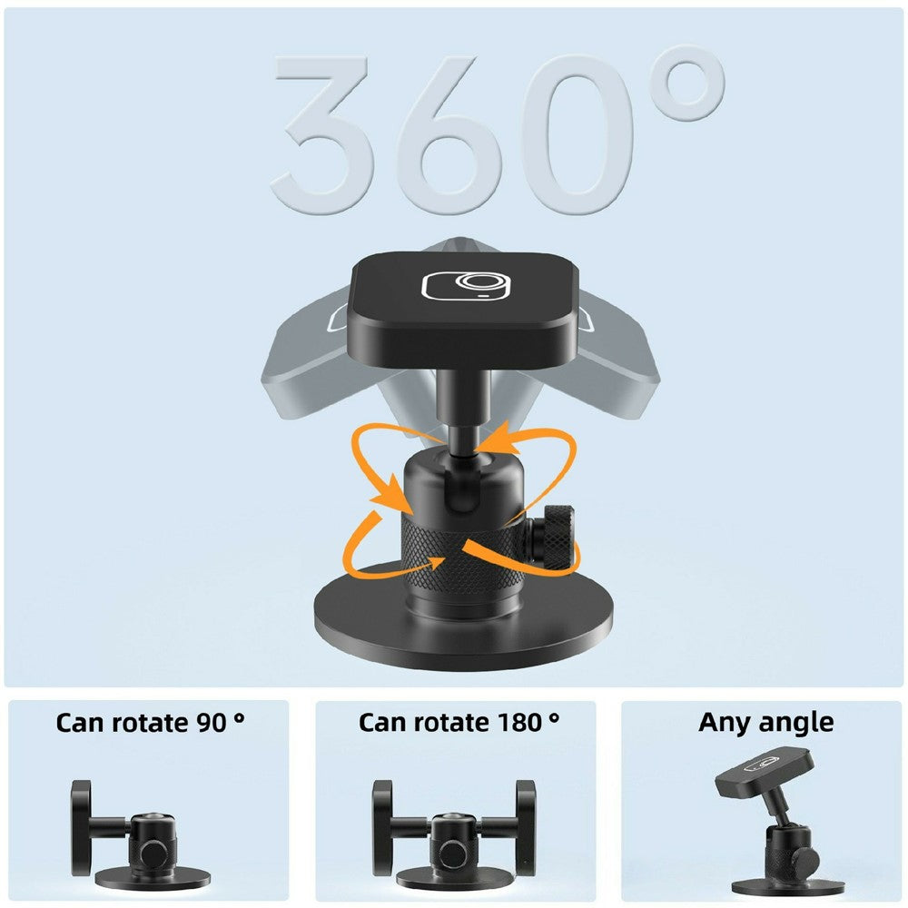 360 Degree Rotating Desktop Magnetic Adhesive Mount Stand for Insta360 Go Ultra Quick Release Gimbal Base