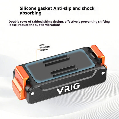 VRIG AC91 Magnetic Quick Release Mount for DJI Osmo Action 6 / 5 Pro / 4 / 3 / Nano / 360 Camera 1 / 4 Screw Base