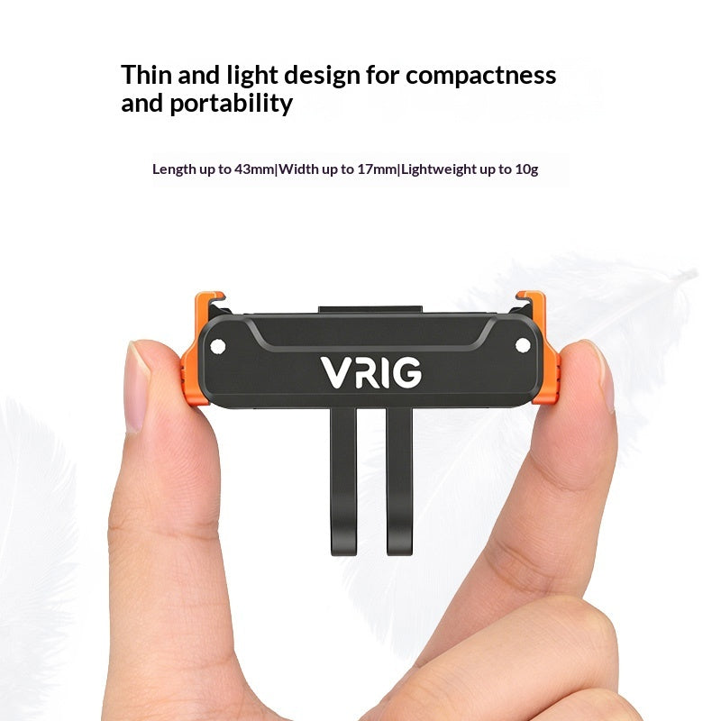 VRIG AC92 Magnetic Quick Release Mount Base for DJI Osmo Action 6/5 Pro/4/3/Nano/360 Camera Accessories