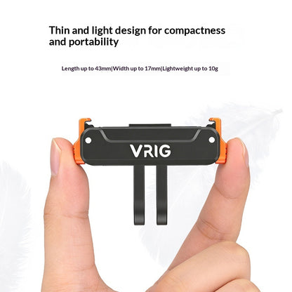 VRIG AC92 Magnetic Quick Release Mount Base for DJI Osmo Action 6/5 Pro/4/3/Nano/360 Camera Accessories