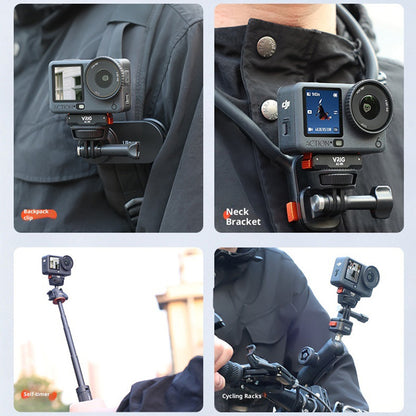 VRIG AC-85 For DJI Osmo Action 6 / Nano Quick Release Magnetic Mount Adapter with 1 / 4 Inch Screw Hole
