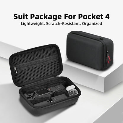 BRDRC Carrying Case for DJI Osmo Pocket 4 Hard Shell Storage Bag Nylon Waterproof Protective Travel Pouch