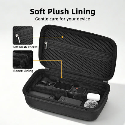 BRDRC Carrying Case for DJI Osmo Pocket 4 Hard Shell Storage Bag Nylon Waterproof Protective Travel Pouch