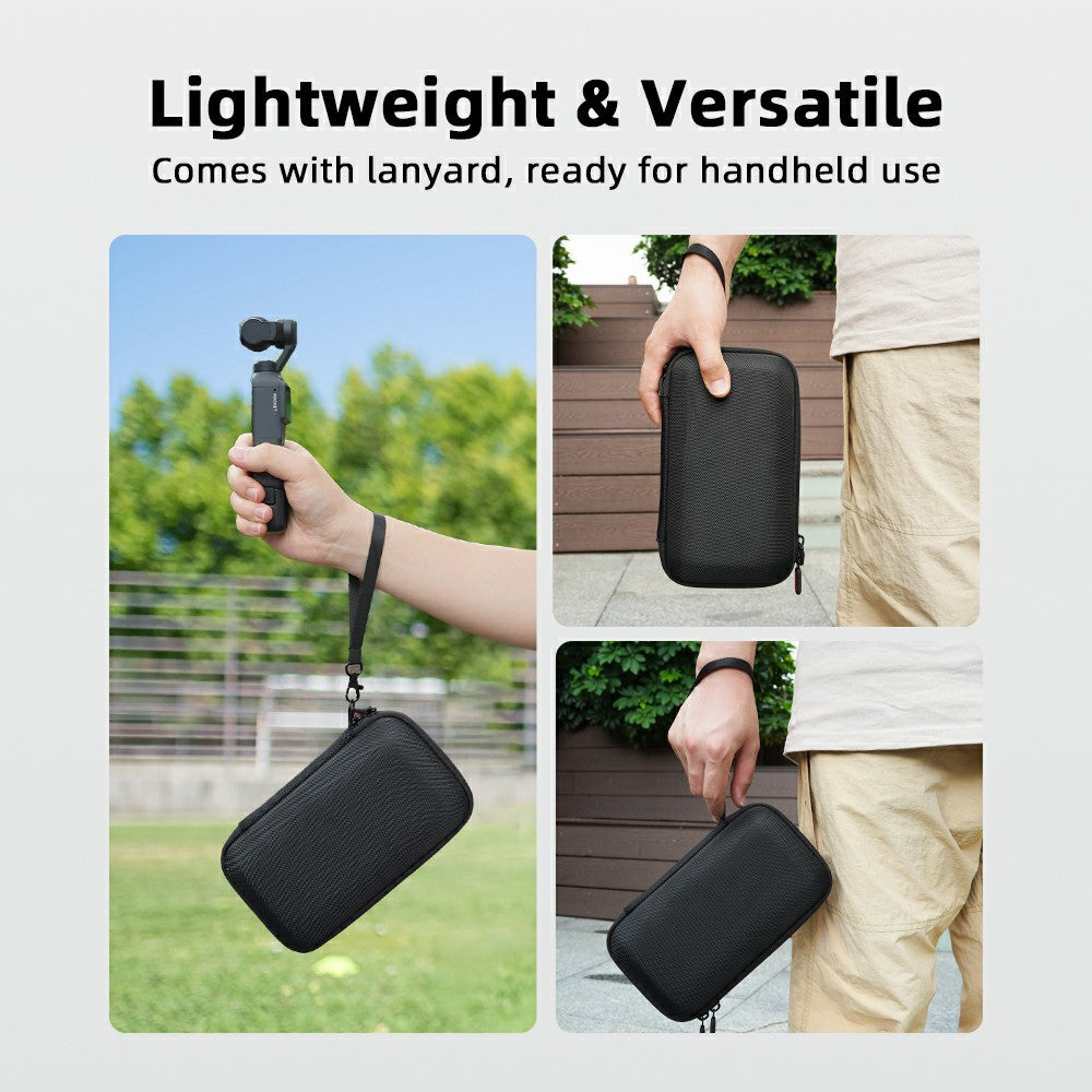 BRDRC Carrying Case for DJI Osmo Pocket 4 Hard Shell Storage Bag Nylon Waterproof Protective Travel Pouch
