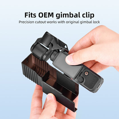 BRDRC Protective Case for DJI Osmo Pocket 4  /  3 Hard Shell Shockproof Cover with Lanyard