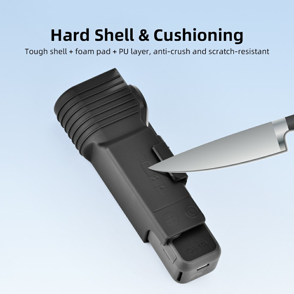 BRDRC Protective Case for DJI Osmo Pocket 4  /  3 Hard Shell Shockproof Cover with Lanyard