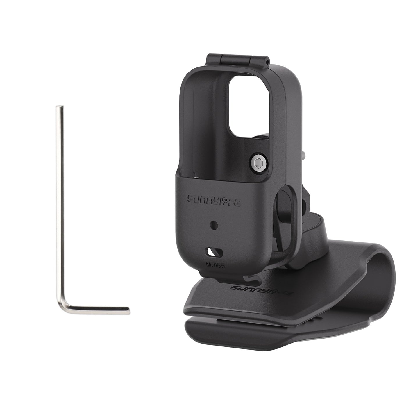 SUNNYLIFE ON-MJ165 For DJI Osmo Nano Car Sun Visor Mount 360 Degree Rotatable Action Camera Holder Vehicle Clip