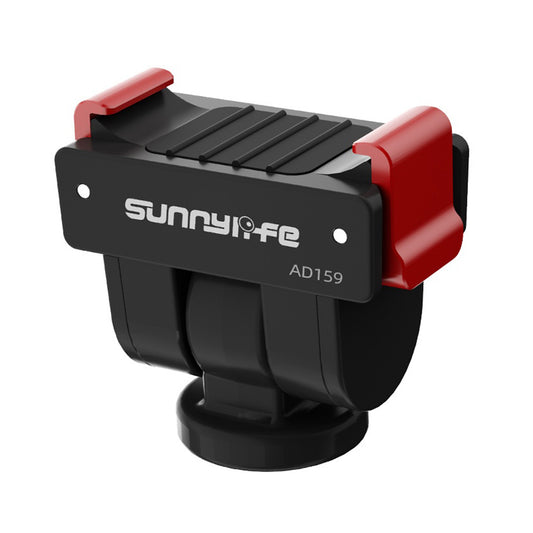 SUNNYLIFE OP4-AD159 For DJI Osmo Pocket 4 / 3 Quick Release Adapter 1/4 Thread 180 Degree Adjustable Mount