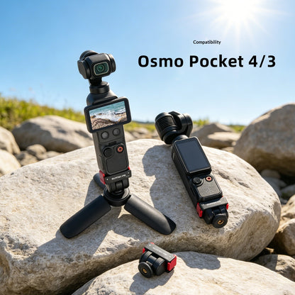 SUNNYLIFE OP4-AD159 For DJI Osmo Pocket 4 / 3 Quick Release Adapter 1/4 Thread 180 Degree Adjustable Mount