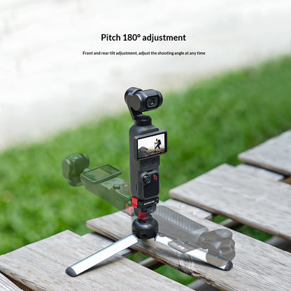 SUNNYLIFE OP4-AD159 For DJI Osmo Pocket 4 / 3 Quick Release Adapter 1/4 Thread 180 Degree Adjustable Mount