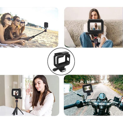 EWB8173 Scratch-resistant Protective Frame Mount Housing for GoPro Hero 9 Sports Action Camera Accessories