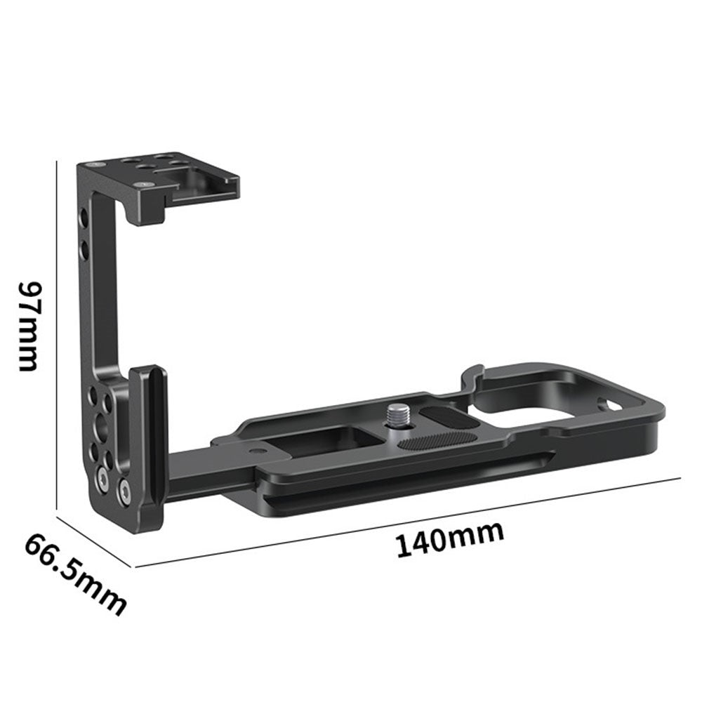 POYINCO JN-037 L-shape Bracket for Sony A7M4 Quick Release Plate Tripod Head Vertical Horizontal Switching Camera Accessories
