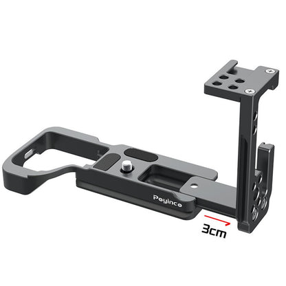 POYINCO JN-037 L-shape Bracket for Sony A7M4 Quick Release Plate Tripod Head Vertical Horizontal Switching Camera Accessories