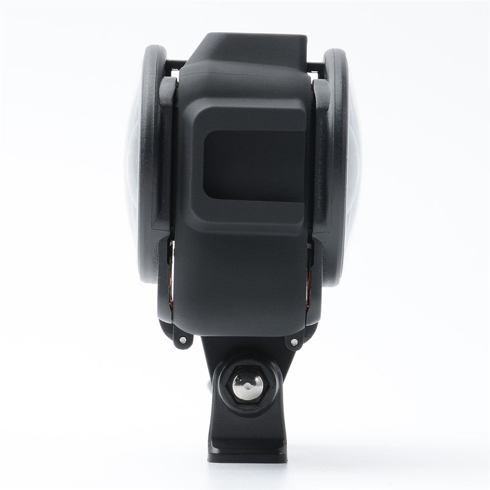 For Insta360 ONE RS Panorama Camera Lens Cover Tempered Glass Protector + Camera Frame Anti-collision Case