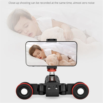YELANGU L5iEG L5i Camera Slider DollyVideo Shooting Time-Lapse Car with Rail Track for Camera Camcorder, Up to 6.6lb / 3kg