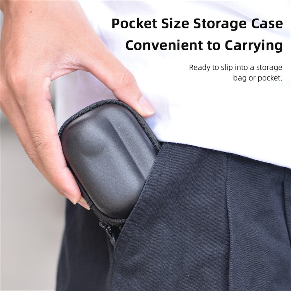 BRDRC For Insta360 GO3 Sports Camera Storage Bag Portable Protective Case with Carabiner