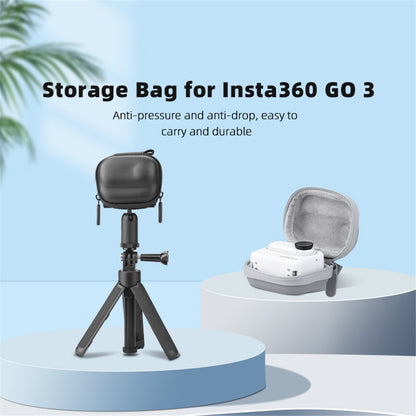 BRDRC For Insta360 GO3 Sports Camera Storage Bag Portable Protective Case with Carabiner