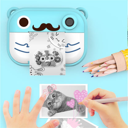 C3 Kids Cute Cartoon Instant Print Camera 2.4-inch IPS HD Screen Children Camcorder Toy