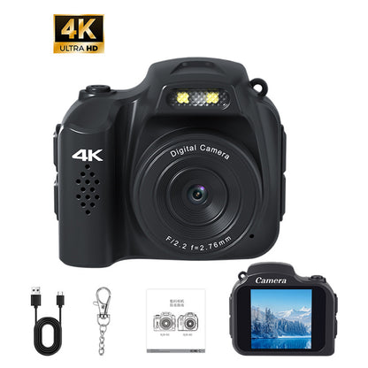 HJD-02 Mini Digital Camera For Kids Students 4K Video Recorder 64MP Portable Camera Travel Gift