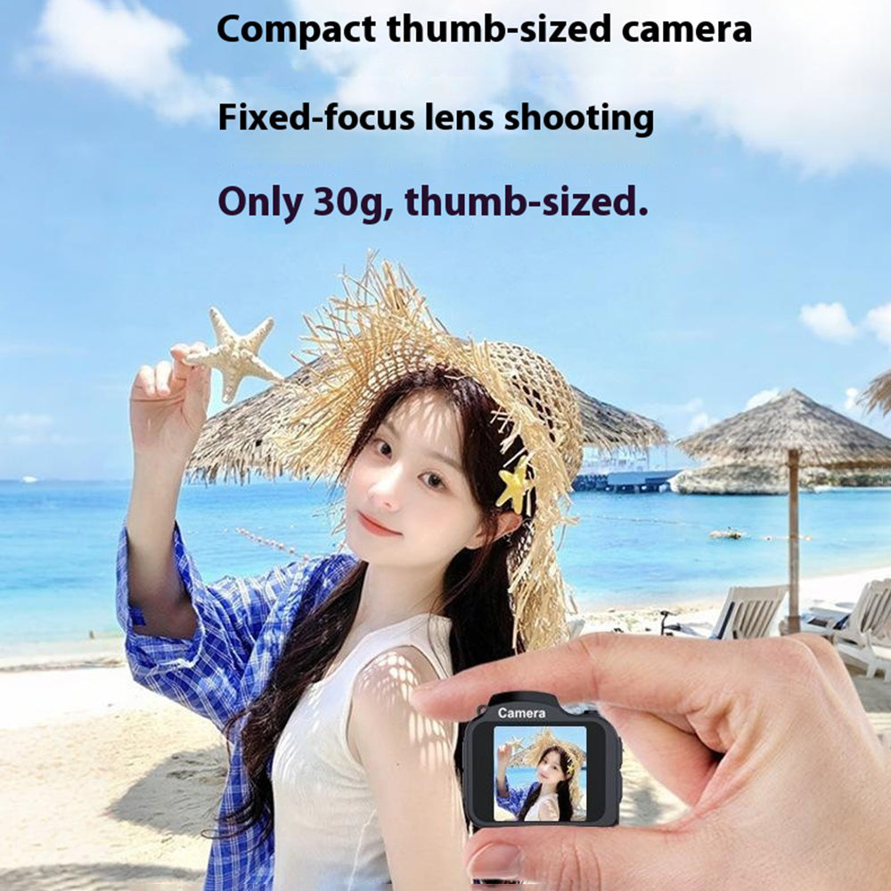 HJD-02 Mini Digital Camera For Kids Students 4K Video Recorder 64MP Portable Camera Travel Gift
