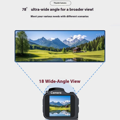 HJD-02 Mini Digital Camera For Kids Students 4K Video Recorder 64MP Portable Camera Travel Gift