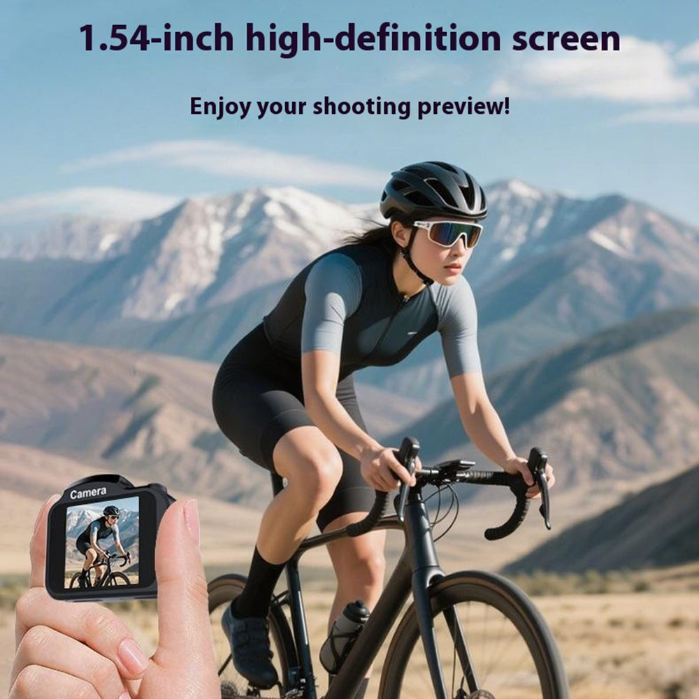 HJD-02 Mini Digital Camera For Kids Students 4K Video Recorder 64MP Portable Camera Travel Gift