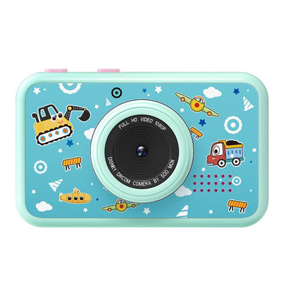 AD-G29D 2.4 inch Screen Kids Camera Front/Back Dual Camera Portable Handheld Mini Camera with Games/Filters/Frames
