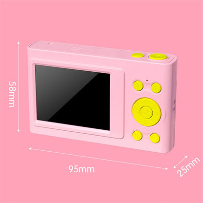 S7 2.4 inch Screen Mini Retro Children Camera Toy Rechargeable Camera Camcorder Kids Gift (with 32GB Memory Card)