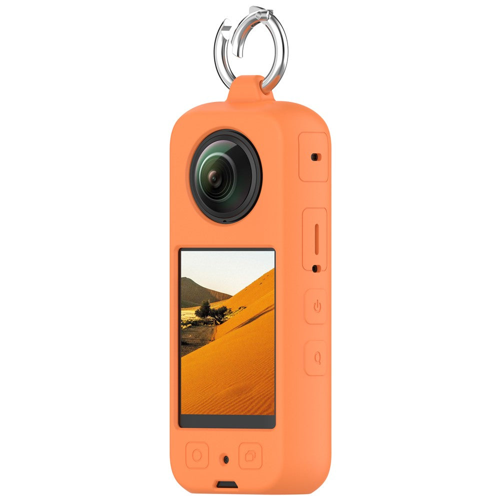 Soft Silicone Case for Insta360 X3 Action Camera Dustproof Protective Cover