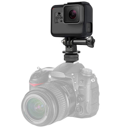 F046 Desktop Camera Mobile Phone Live Streaming Holder Hot Shoe Universal Phone Clip Monitor Bracket