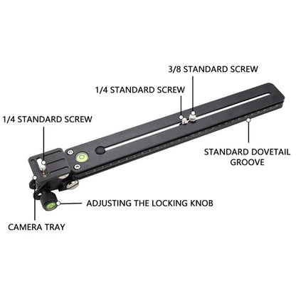 B034 SLR Camera Lens Support Plate Aluminum Alloy Telephoto Lens Holder Support Bracket Tripod Mount Adapter