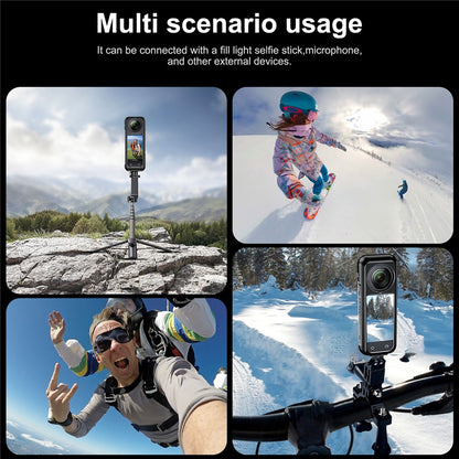 Aluminum Alloy Metal Case for Insta360 X4 Action Camera Cage Protective Frame