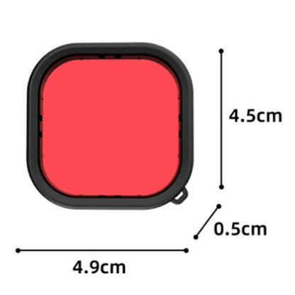 For GoPro Hero 12 / 11 / 10 / 9 Action Camera Waterproof Case Lightweight PC Filter Lens Accessories