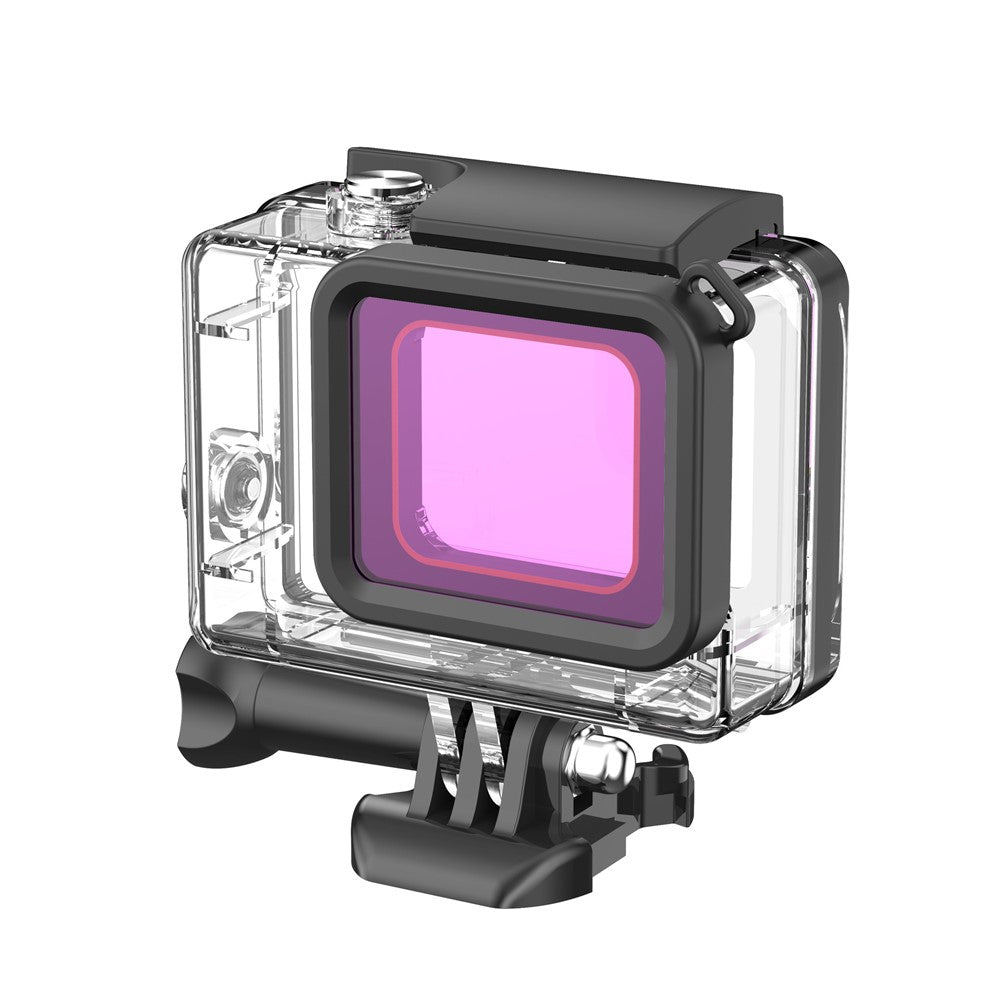 HL-308 For GoPro Hero 7 / 6 / 5 Waterproof Case Filter Diving Housing Filter