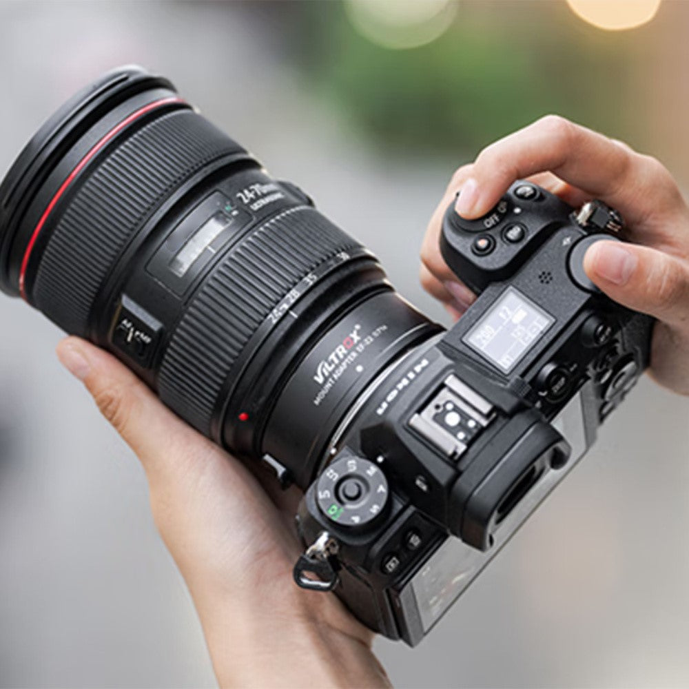VILTROX For Canon EF to Nikon Z Mount Camera Lens Mount Adapter Ring Auto Focus Firmware Upgradable