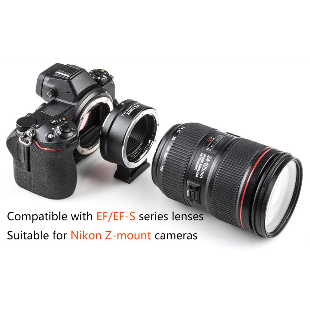 VILTROX For Canon EF to Nikon Z Mount Camera Lens Mount Adapter Ring Auto Focus Firmware Upgradable