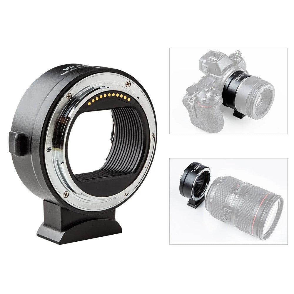 VILTROX For Canon EF to Nikon Z Mount Camera Lens Mount Adapter Ring Auto Focus Firmware Upgradable