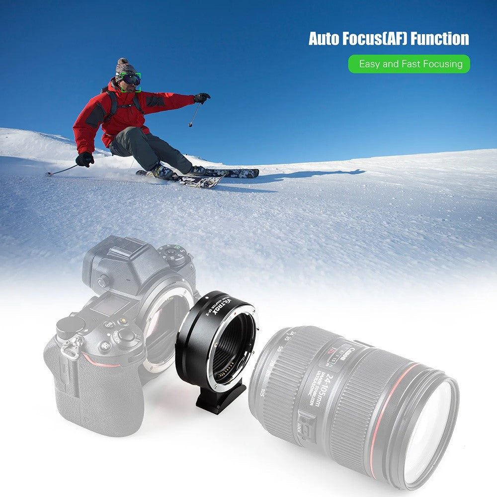 VILTROX For Canon EF to Nikon Z Mount Camera Lens Mount Adapter Ring Auto Focus Firmware Upgradable