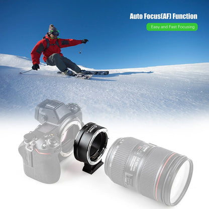 VILTROX For Canon EF to Nikon Z Mount Camera Lens Mount Adapter Ring Auto Focus Firmware Upgradable