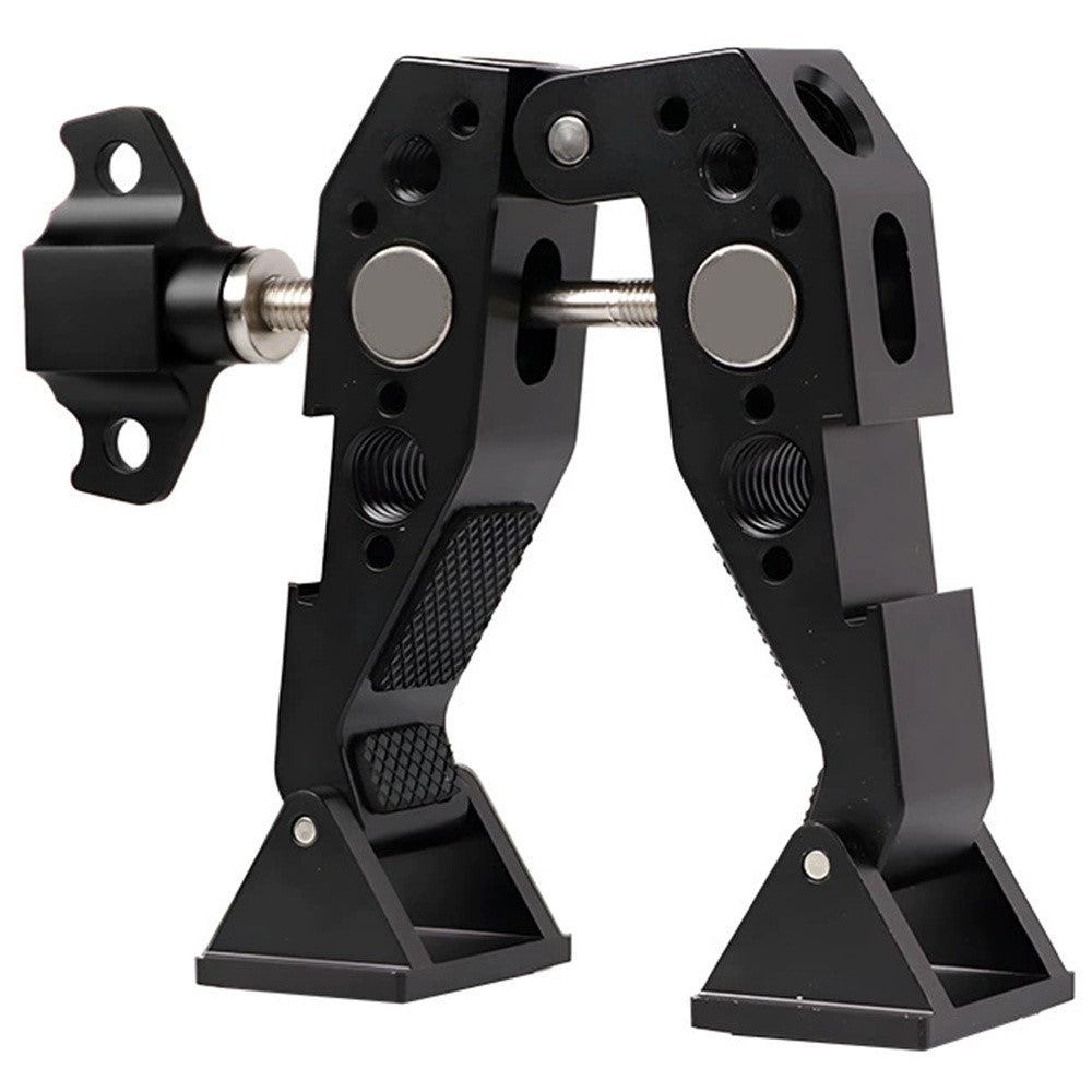 F084 Universal Photography Light Stand Clamp Metal Hot Shoe Mount Multi-Function Crab Clamp