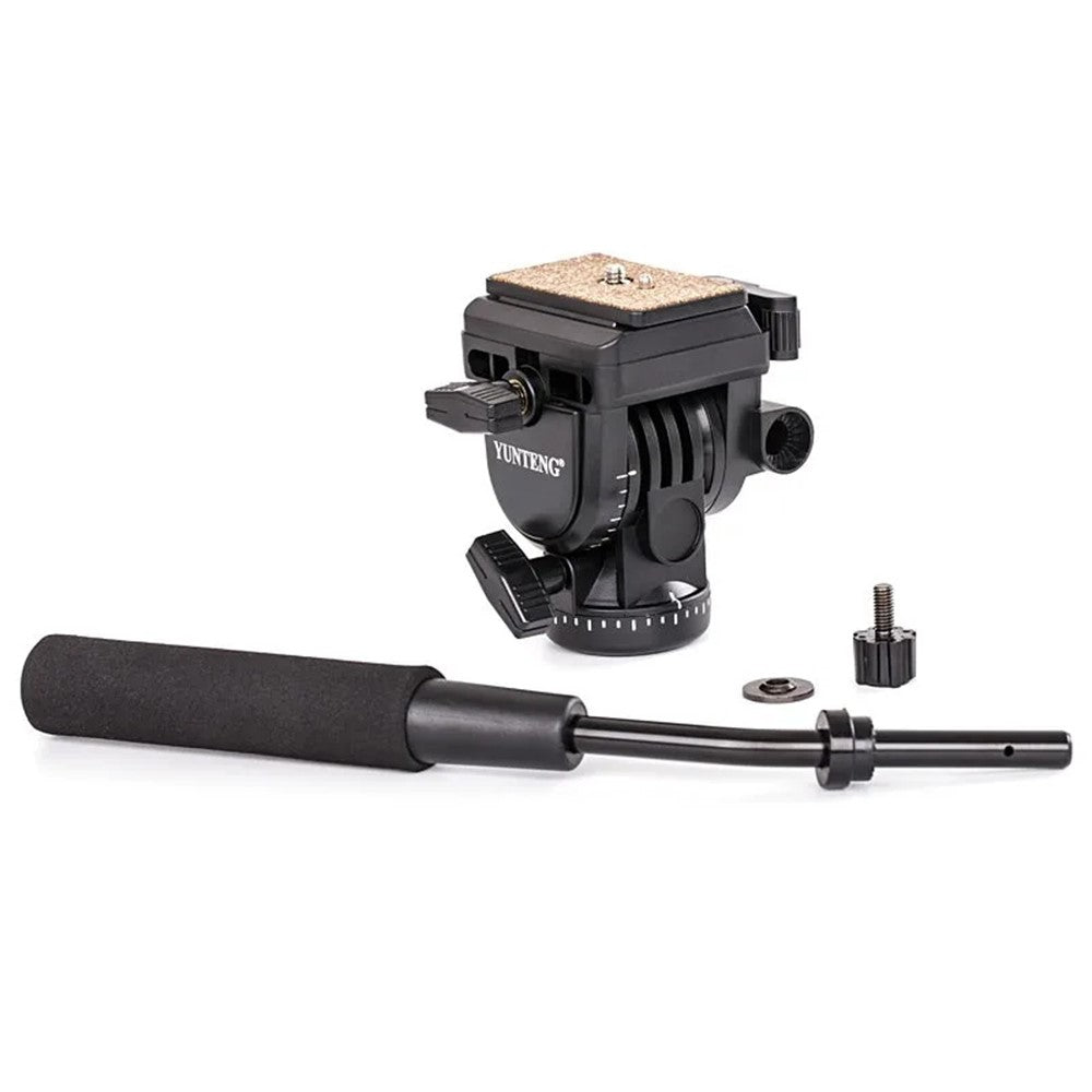 YUNTENG 950 Professional DV Camera DSLR Tripod Pan Tilt Head Hydraulic Damping Gimbal