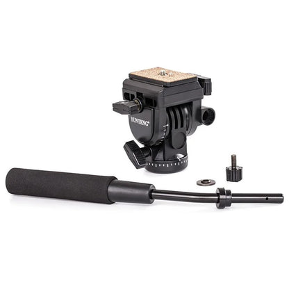 YUNTENG 950 Professional DV Camera DSLR Tripod Pan Tilt Head Hydraulic Damping Gimbal