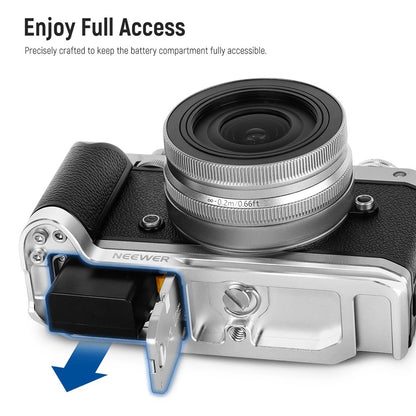 NEEWER VS108 L-Shaped Vertical Shooting Bracket for Nikon Zfc Mirrorless Camera Grip with Quick Release Plate