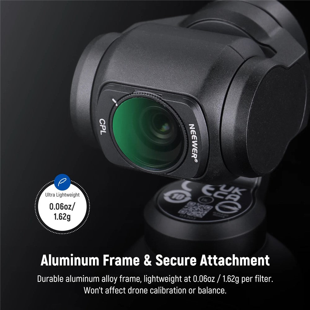 NEEWER FL-P5 4-Pack Magnetic ND Filter Kit for DJI Osmo Pocket 3 Variable Neutral Density Filters
