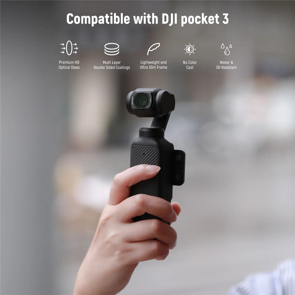 NEEWER FL-P5 4-Pack Magnetic ND Filter Kit for DJI Osmo Pocket 3 Variable Neutral Density Filters
