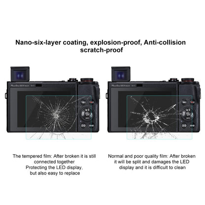 PULUZ PU5529 For Canon PowerShot G5 X Mark II Camera 2.5D Curved Edge 9H Tempered Glass Screen Protector