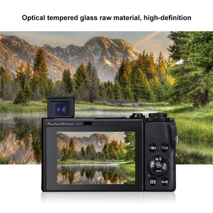 PULUZ PU5529 For Canon PowerShot G5 X Mark II Camera 2.5D Curved Edge 9H Tempered Glass Screen Protector